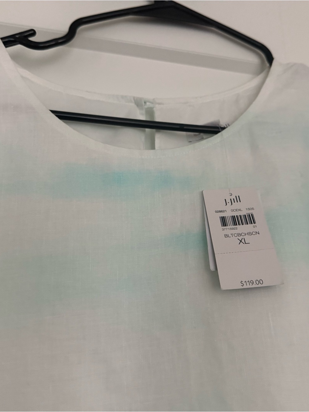 J.Jill Linen Tropical Island Print Shift Dress XL NWT - Picture 6 of 16